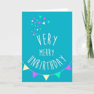 Very merry unbirthday! feiertagskarte