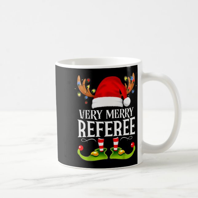 Very Merry X-mas Referee Matching Christmas  Kaffeetasse (Rechts)