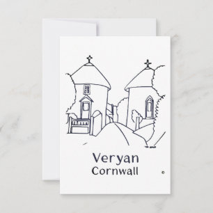 Veryan Roundhouses Karte