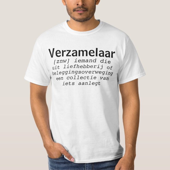 Verzamelaar T-Shirt (Vorderseite)