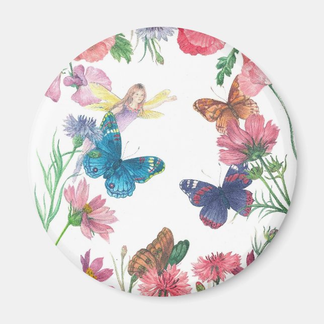 Verzaubernde Blume Fairy Magnet (Vorne)