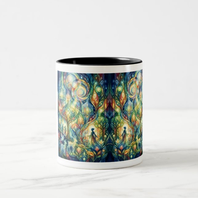 Verzaubernde Kaffeetasse - Atmosphäre der Liebe (Mittel)