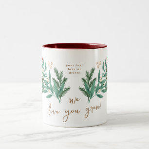 Verzaubernde klassische Eleganz Weihnachten Ferien Zweifarbige Tasse