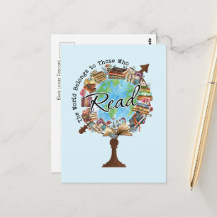Verzaubernde Literatur Postkarte