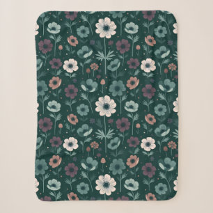 Verzauberndes Anemonenmuster Sherpadecke