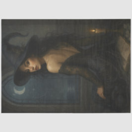 Verzauberndes Hexenmondlicht-Gotisches Dekoupage-P Seidenpapier