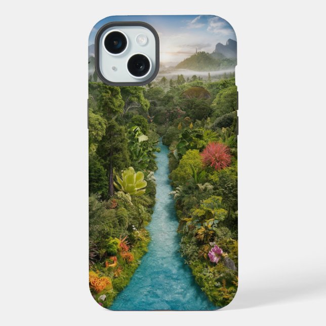 Verzauberndes Wald-iPhone-Case iPhone Hülle (Rückseite)