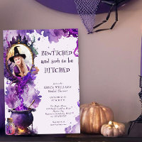 Verzaubert und bald Hochzeit Halloween Foto Brautp