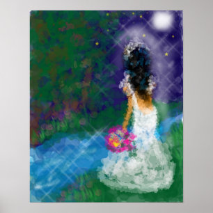 Verzauberte Abend Bride Print Poster