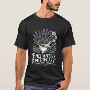 Verzauberte Apotheker Kräuter Wurzeln Heilmittel H T-Shirt