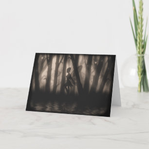 Verzauberte Blick-Gruß-Karte Karte