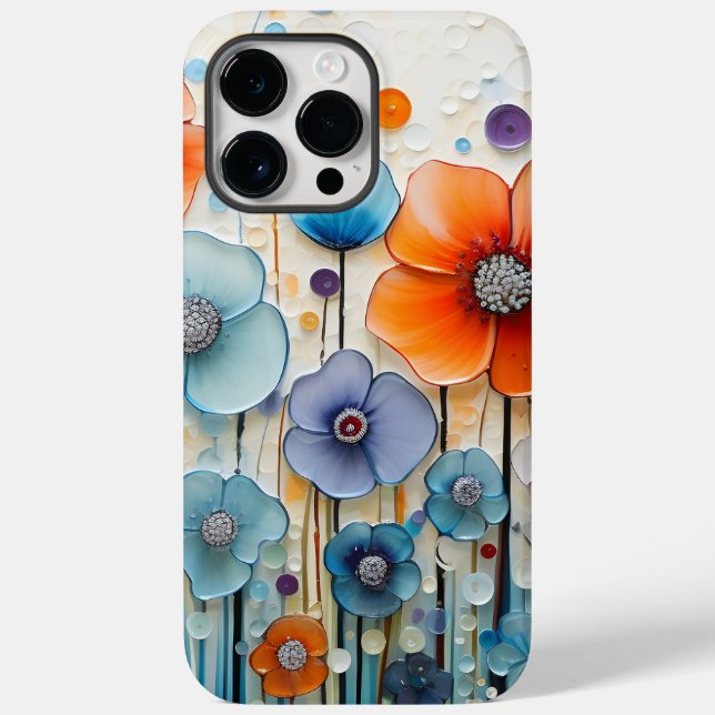 Verzauberte blühende Wiesen-Wildblumen Case-Mate iPhone Hülle (Rückseite)
