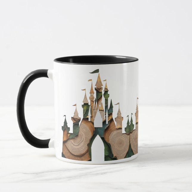 Verzauberte Combo-Tasse 'Geschichtenbuch-Schloss'  Tasse (Links)