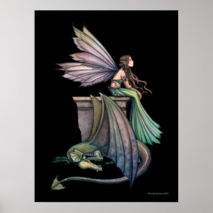 Verzauberte Dämmerung Großes Poster von Molly Harr