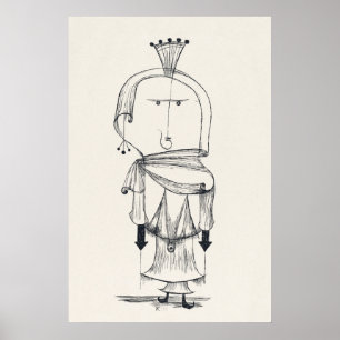 Verzauberte Eleganz: Paul Klees Hexe neu definiert Poster