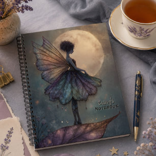 Verzauberte Fantasy-Fee-Mondlicht-Personalisierung Notizbuch