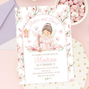 Verzauberte Fee Whimsical Magischer Garten Geburts Einladung