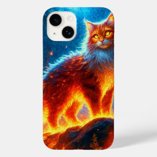 Verzauberte Feuerfeline Case-Mate iPhone 14 Hülle