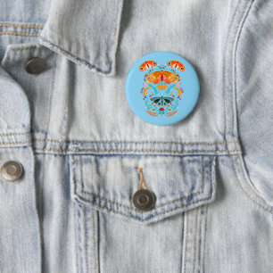Verzauberte Flügel Magische Moth Butterfly Button