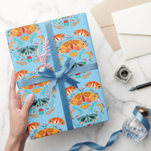 Verzauberte Flügel Magische Moth Butterfly Geschenkpapier