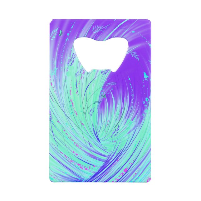 Verzauberte Gärten - Lichtfeld Geldbeutel Flaschenöffner (Vorderseite)