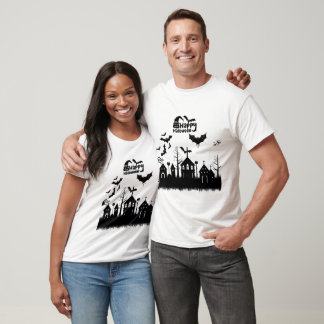 Verzauberte Herbstnacht weiß T-Shirt