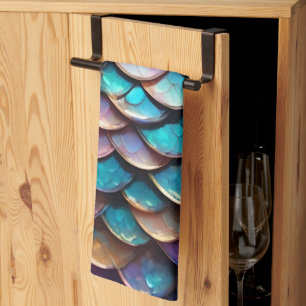 Verzauberte Höhen: Der Reiz der pastellfarbenen Me Geschirrtuch