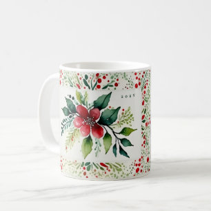Verzauberte Immergrüne Eleganz Weihnachten Kaffeetasse