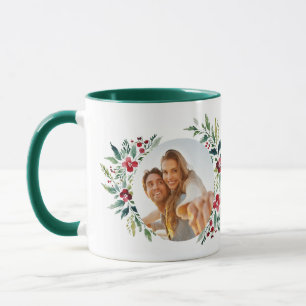 Verzauberte Immergrüne Eleganz Weihnachten Tasse