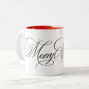 Verzauberte Immergrüne Eleganz Weihnachten Zweifarbige Tasse