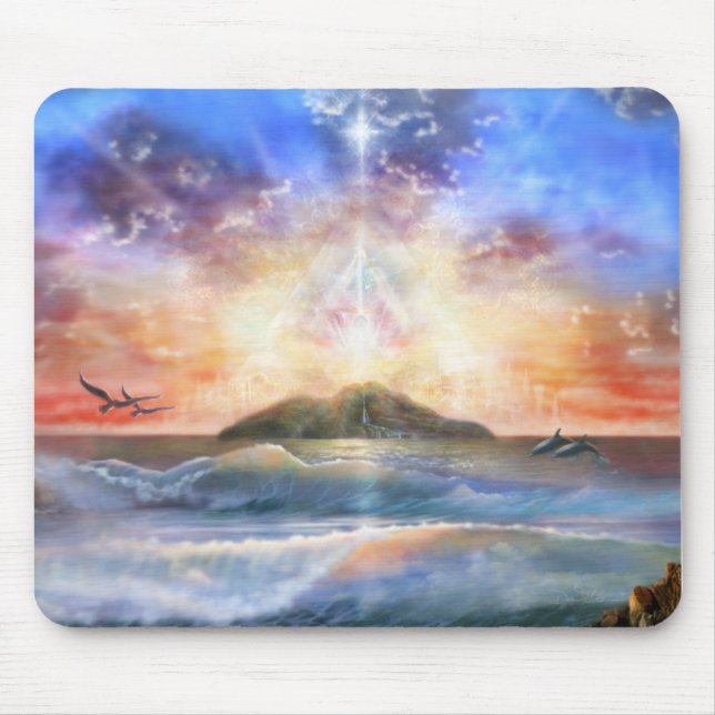 Verzauberte Insel Mousepad (Vorne)