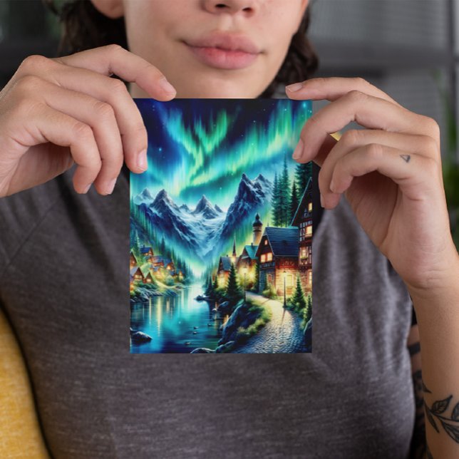 Verzauberte Kabine im Whispering Woods Postkarte (Von Creator hochgeladen)