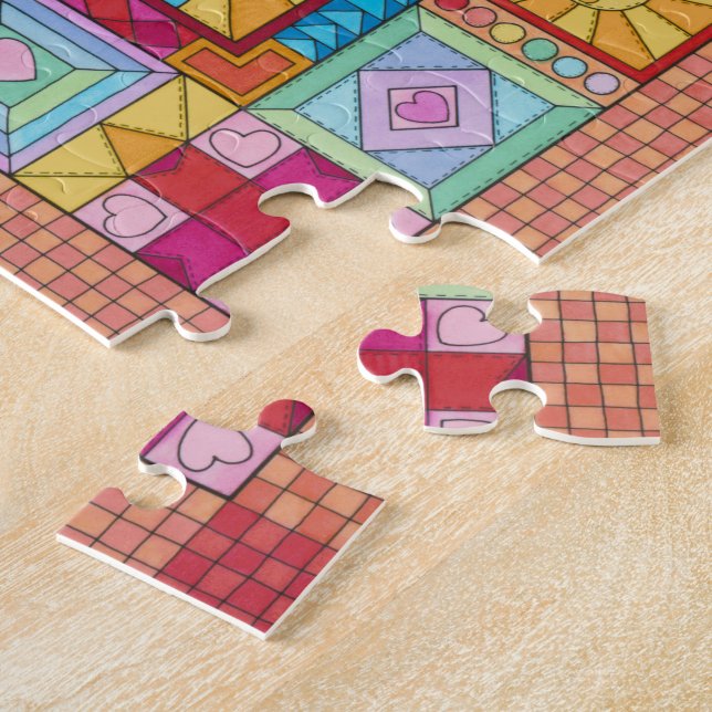 Verzauberte Märchen-Steppdecke Puzzle (Seite)