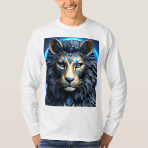 Verzauberte mystische kosmische Katzenillustration T-Shirt