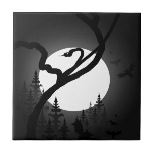 verzauberte Nacht Fliese