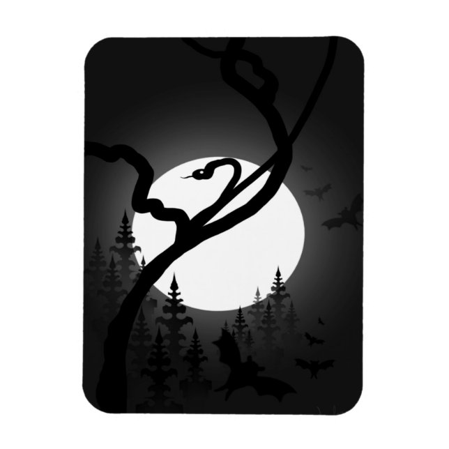 verzauberte Nacht Magnet (Vertikal)