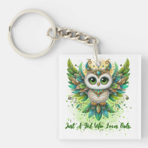 verzauberte Owl Queen Schlüsselanhänger