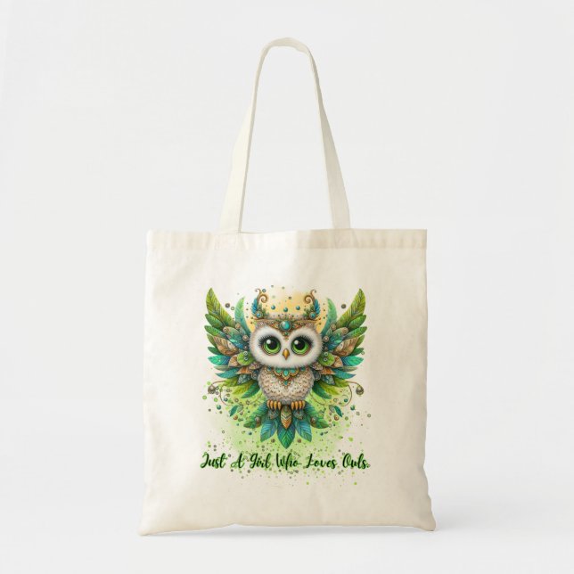 verzauberte Owl Queen Tragetasche (Vorne)