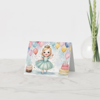 Verzauberte Prinzessin Birthday Extravaganza Karte
