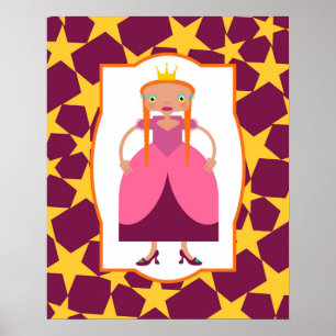 Verzauberte Prinzessin Girl Poster