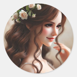 "Verzauberte Puppen: Wächter der Träume und Wertvo Runder Aufkleber