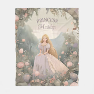 Verzauberte Rapunzel Princess Fleecedecke