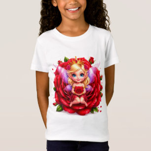Verzauberte Rosenfee für Fantasy-Liebhaber T-Shirt