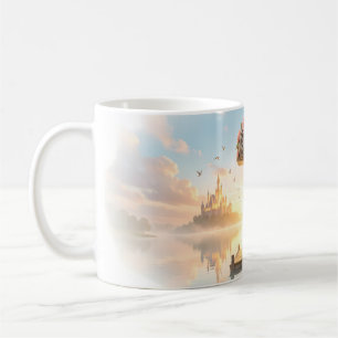 Verzauberte Rosenfrage am Wassermug Kaffeetasse