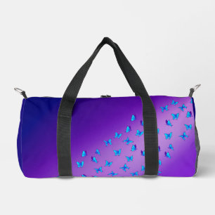 Verzauberte Schmetterlinge - Lila Duffle Bag