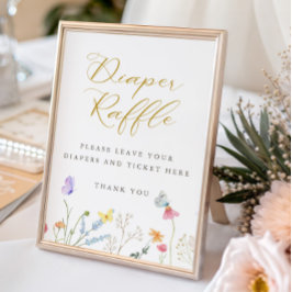 Verzauberte Schmetterlinge-Windeln Poster