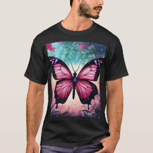 Verzauberte Schmetterlingsträume - Mystischer T - T-Shirt