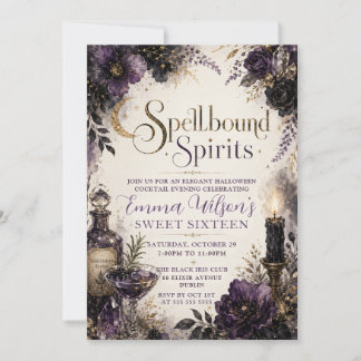 Verzauberte Sweet Sixteen-Party Einladung