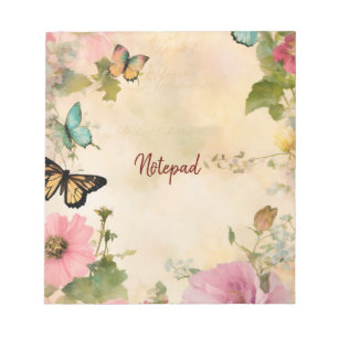 Verzauberte Traumlandschaft - Shabby Chic Tierstat Notizblock