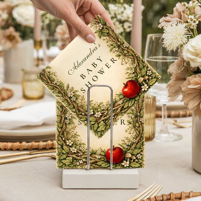 Verzauberte Wald-Geschichtenbuch-Baby-Party Serviette (Von Creator hochgeladen)